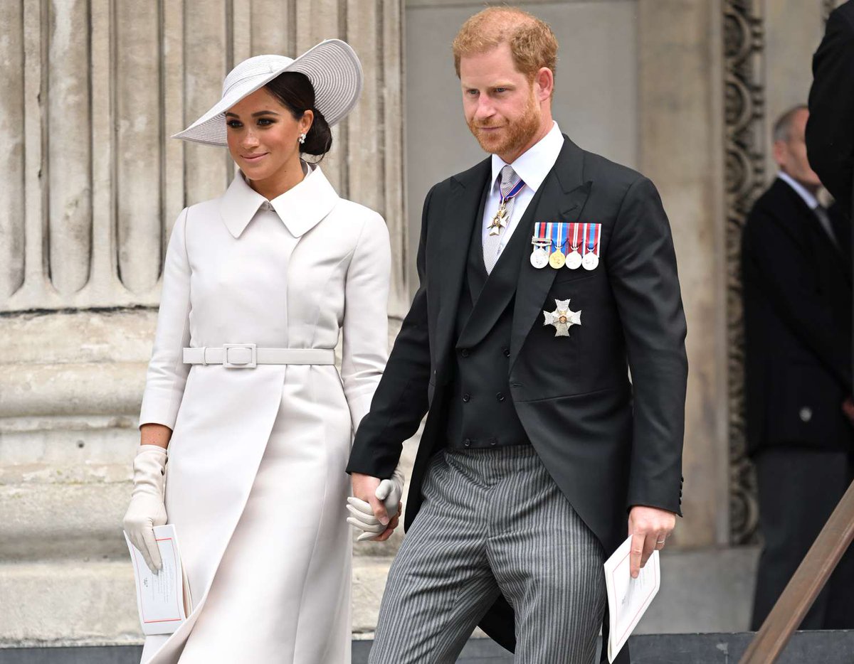 Mystic Meg or is it Mystic Meghan?😂 So Dan Wootton reports allegedly Beatrice overheard Meghan say to Prince Harry  on  Jubilee  Day: ‘Your mum talked to me this morning during yoga and she’s really glad that we’re here.’That’s what we’re working with.”No  Meghan.