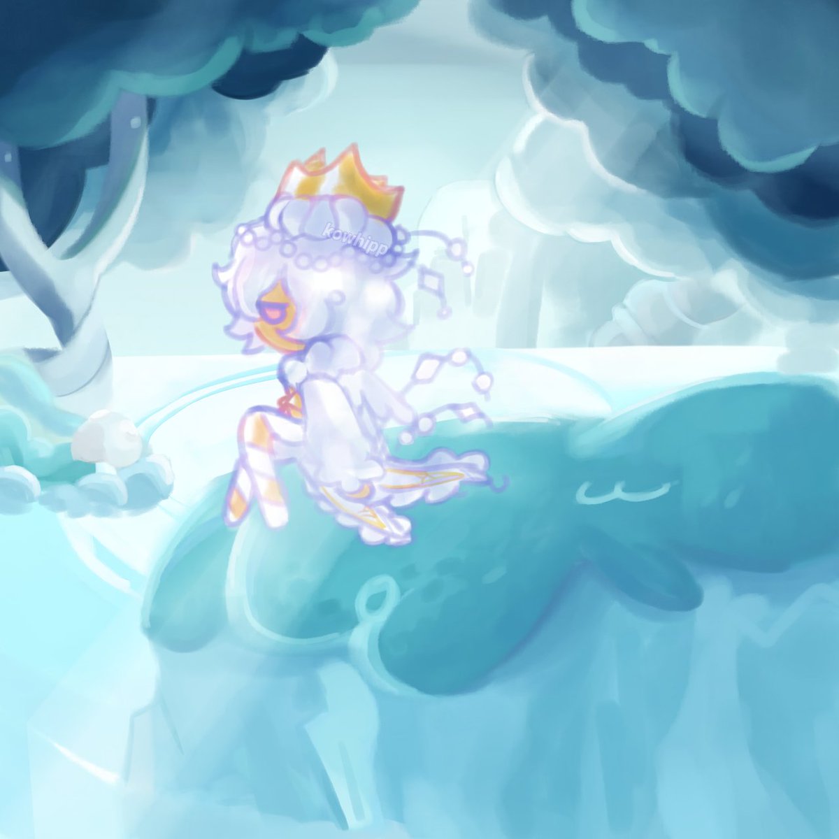 whippy for your troubles - - #cookierun #whippedcreamcookie #cookierunovenbreak + whipped-less version in replies!