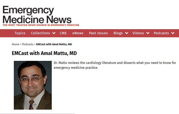 .@amalmattu delves into afib controversies with Lloyd Tannenbaum, MD; infected urolithiasis with Ryan Spangler, MD; and managing cardiogenic shock with Zachary Wynne, MD, only in this month’s EMedHome podcast. tinyurl.com/EMN-Mattu #FOAMed