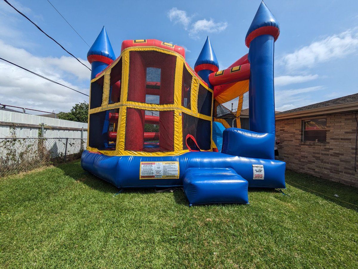 5in1 combo bounce house rental in Harvey Louisiana from About To Bounce inflatable rentals. abouttobounce.com
#bouncehouserentals
#partyrentals
#eventrentals