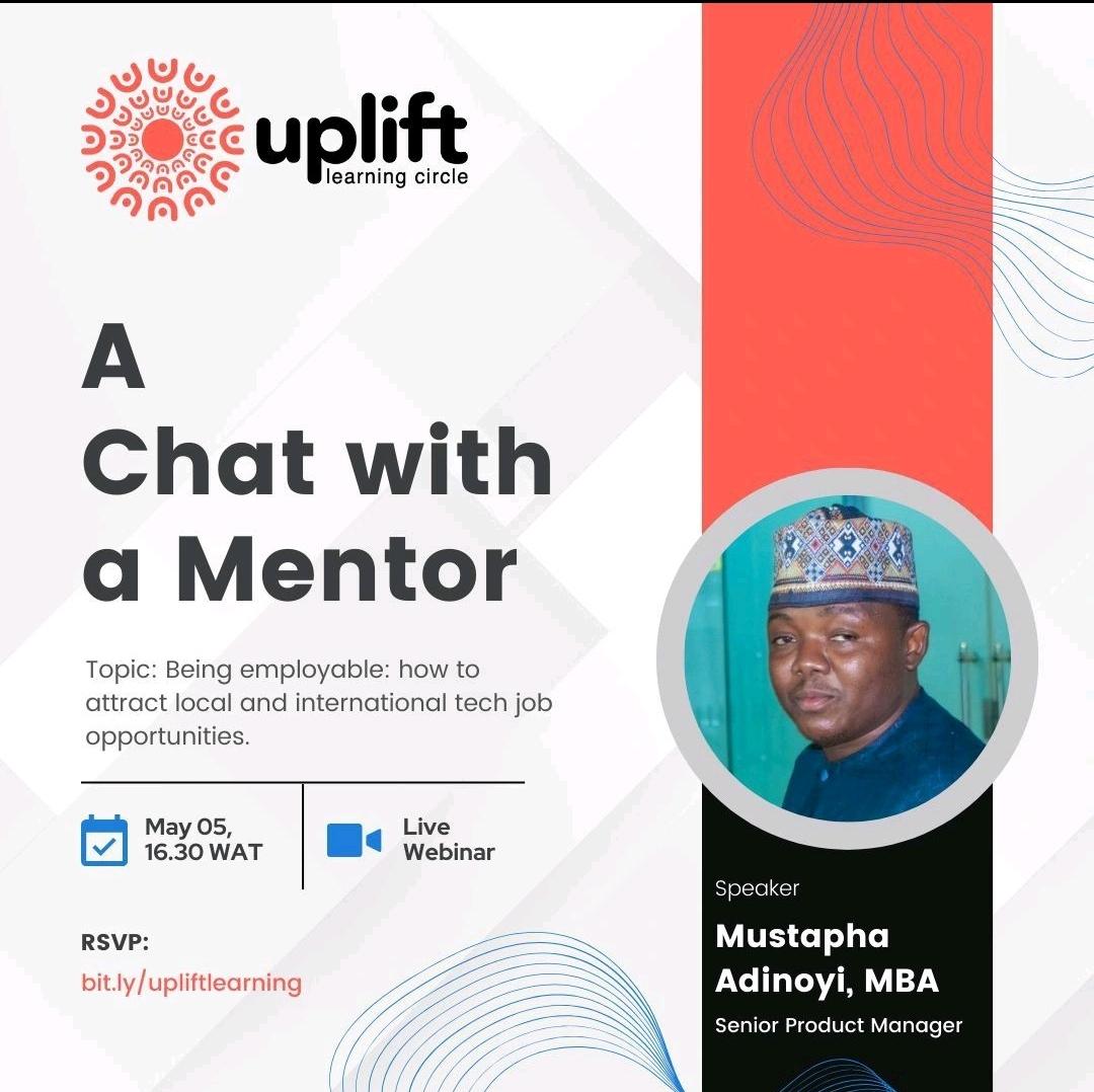 Mustapha Adinoyi (@mustapha1591) on Twitter photo Have some interesting conversations with inspiring tech individuals from Uplift hub.
Today master, was once a student.
Keep learning and improving daily.
Cc: <a href="/angomustee/">Ango Mustapha</a> Have some interesting conversations with inspiring tech individuals from Uplift hub.
Today master, was once a student.
Keep learning and improving daily.
Cc: <a href="/angomustee/">Ango Mustapha</a>