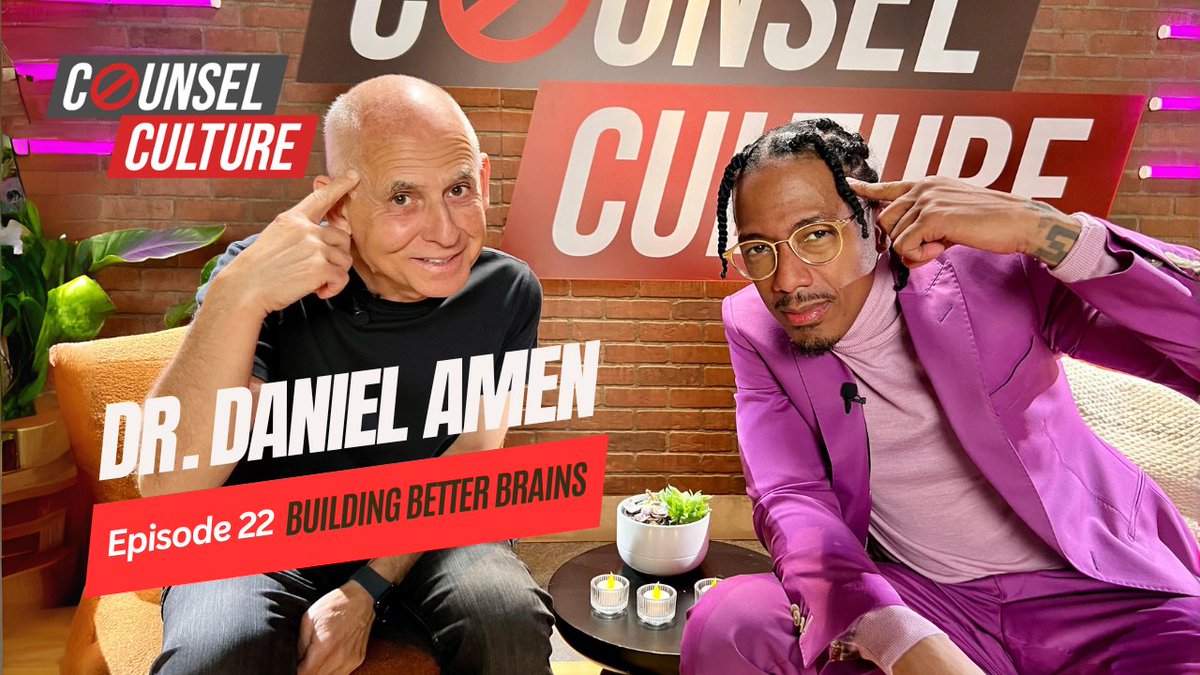 All new #CounselCulture podcast episode “Building Better Brains” with Dr. Daniel Amen is now LIVE! Streaming on all podcast platforms & YouTube. @DocAmen @counselculture_
 
Watch, Subscribe here: youtube.com/watch?v=I6CHjP…
