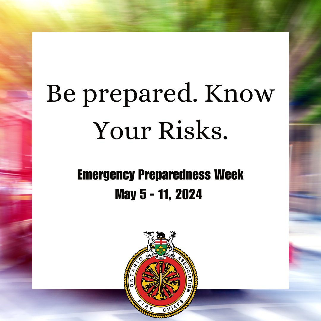This week is Emergency Preparedness Week. To learn more please visit getprepared.gc.ca #EPWeek2024