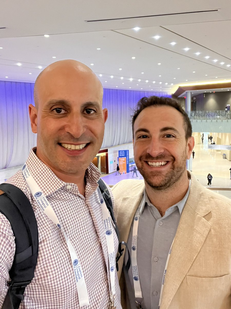 When you’re an avid listener of a podcast, you already feel like you know the host. Keep doing great things @justindubinmd and shining the light on important urology topics! #AUA24
