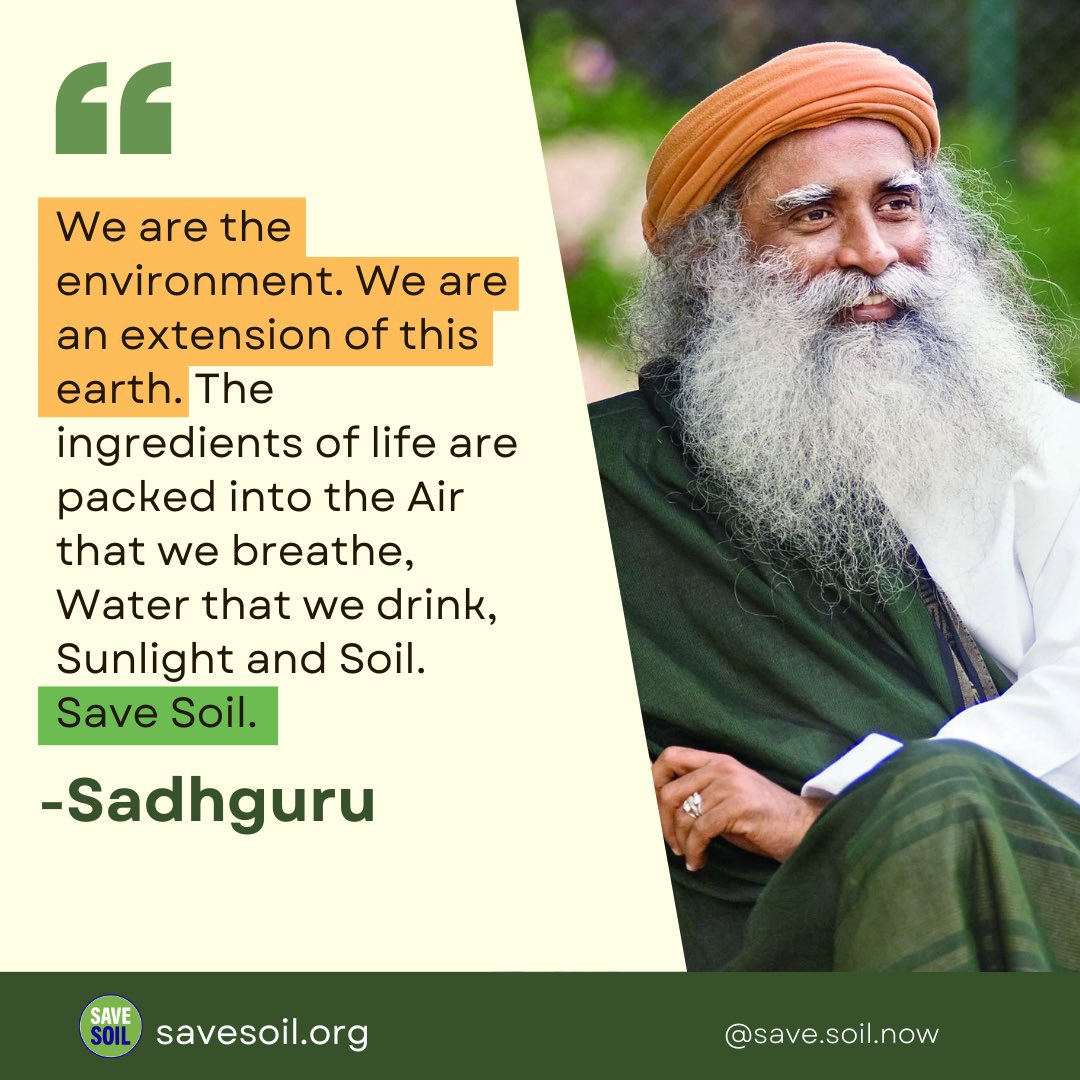 #SaveSoil #savesoilwave #SaveSoilSaveLife #savesoilmovement @SadhguruJV @cpsavesoil #WorldUnitesForSoil  #COP28  #COP28UAE