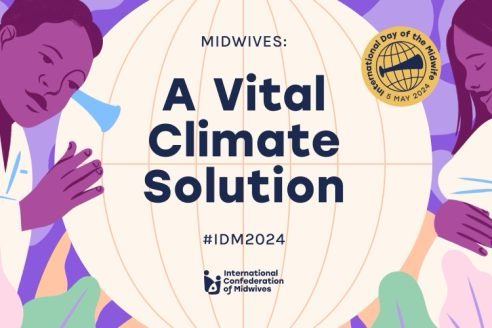 Happy #IDM2024! Celebrating midwives, maternity support workers & midwifery students as they continue to deliver sustainable health care services & shared professional decision making for the well being of women💙 #MidwivesAndClimate #ICM IDM 2024 Toolkit idm2024.org