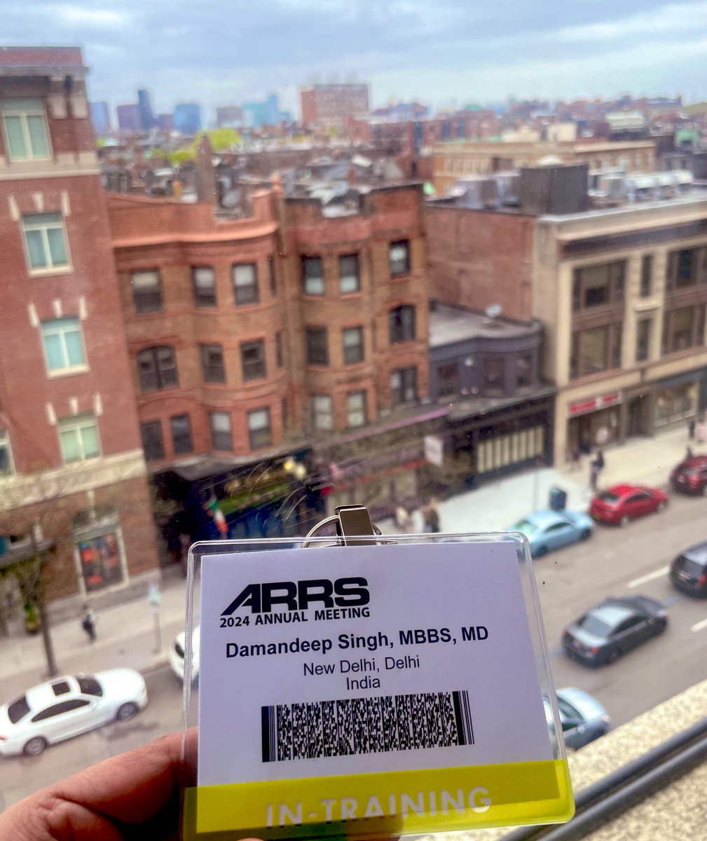 Boston and ARRS! 
Ideal combination for cutting edge educational program!
@ARRS_Radiology  #ARRS24 
See you at ITR!