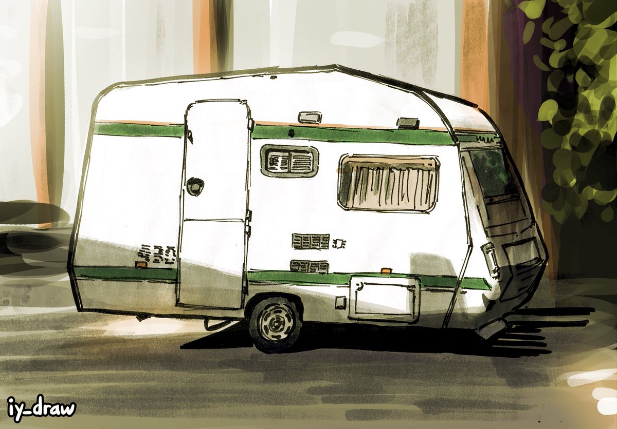 RV floating in afternoon vibes. Ramava, Latvia.
🎨 Ink + digital color in #Krita.
🚫 No AI, all done by hand.

#rv #ramava #latvia #ink #digitalcolor #noai #recreationalvehicle #afternoon #afternoonvibes