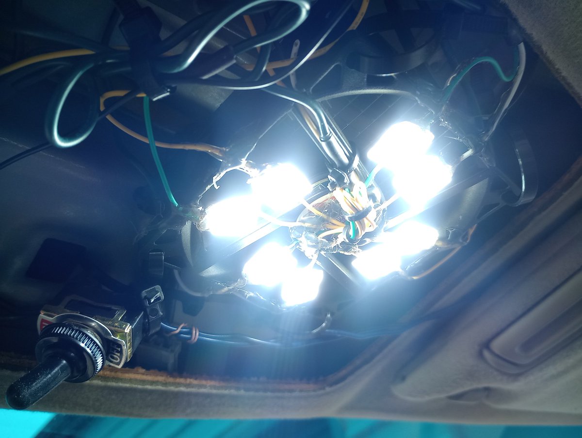 Installed it as a cabin light in my #car, nice. #Hack #hackaday #project #DIY #lighting #efficient #auto #automobile #mod