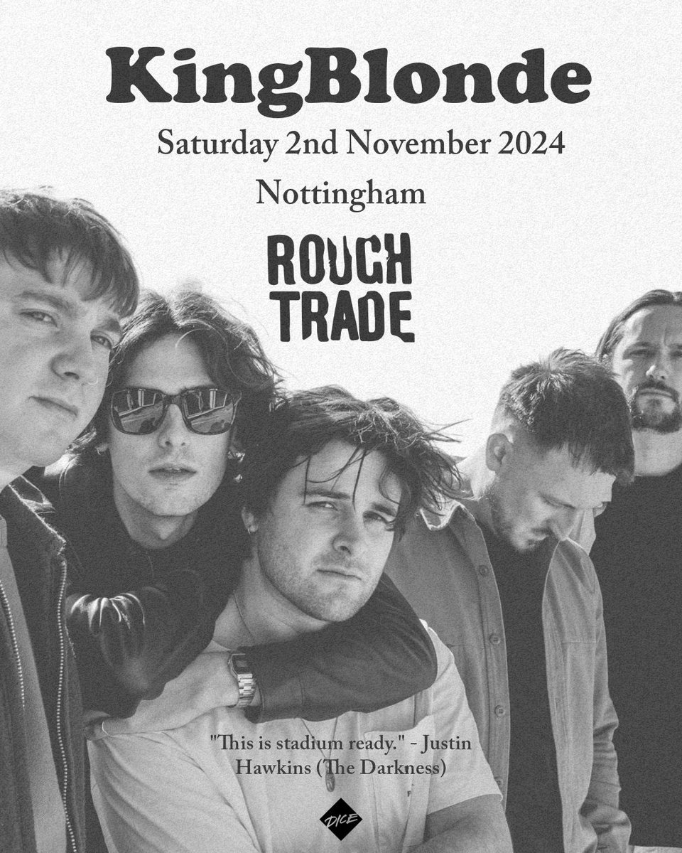 We're absolutely thrilled to announce that we're finally getting to play our first official headline show in Nottingham at the incredible <a href="/RoughTrade/">Rough Trade</a>. We're so excited to bring you new music and our best set yet.

🎫 Tickets ON SALE NOW🏃

dice.fm/event/nr5wl-ki…