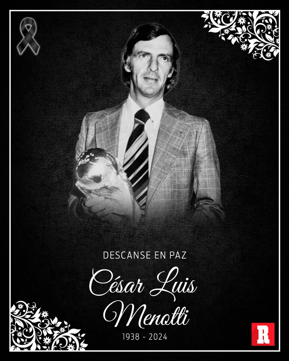 HASTA SIEMPRE, LEYENDA 🥺 La Asociación del Futbol Argentino informó del sensible fallecimiento del extécnico Campeón del Mundo con Argentina, César Luis Menotti. En breve más detalles.