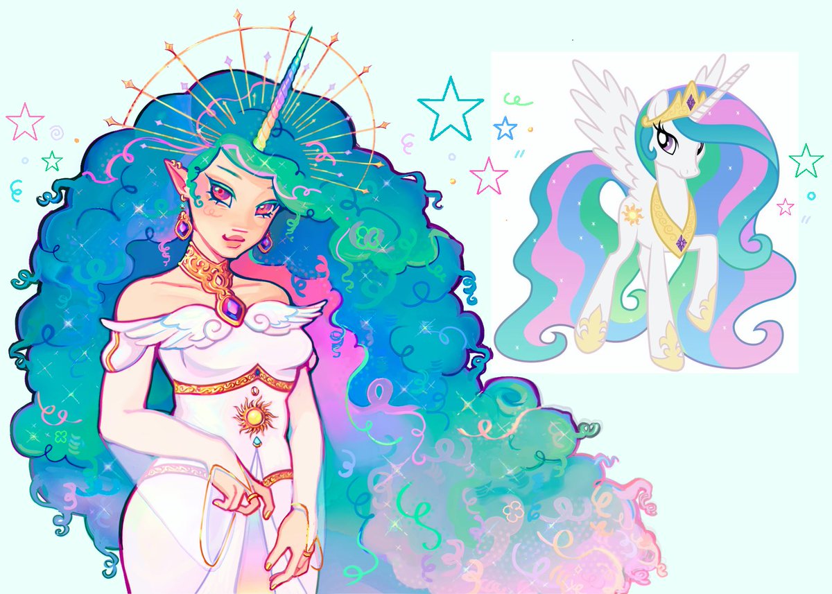 my take on princess celestia ⚜️ #mlp