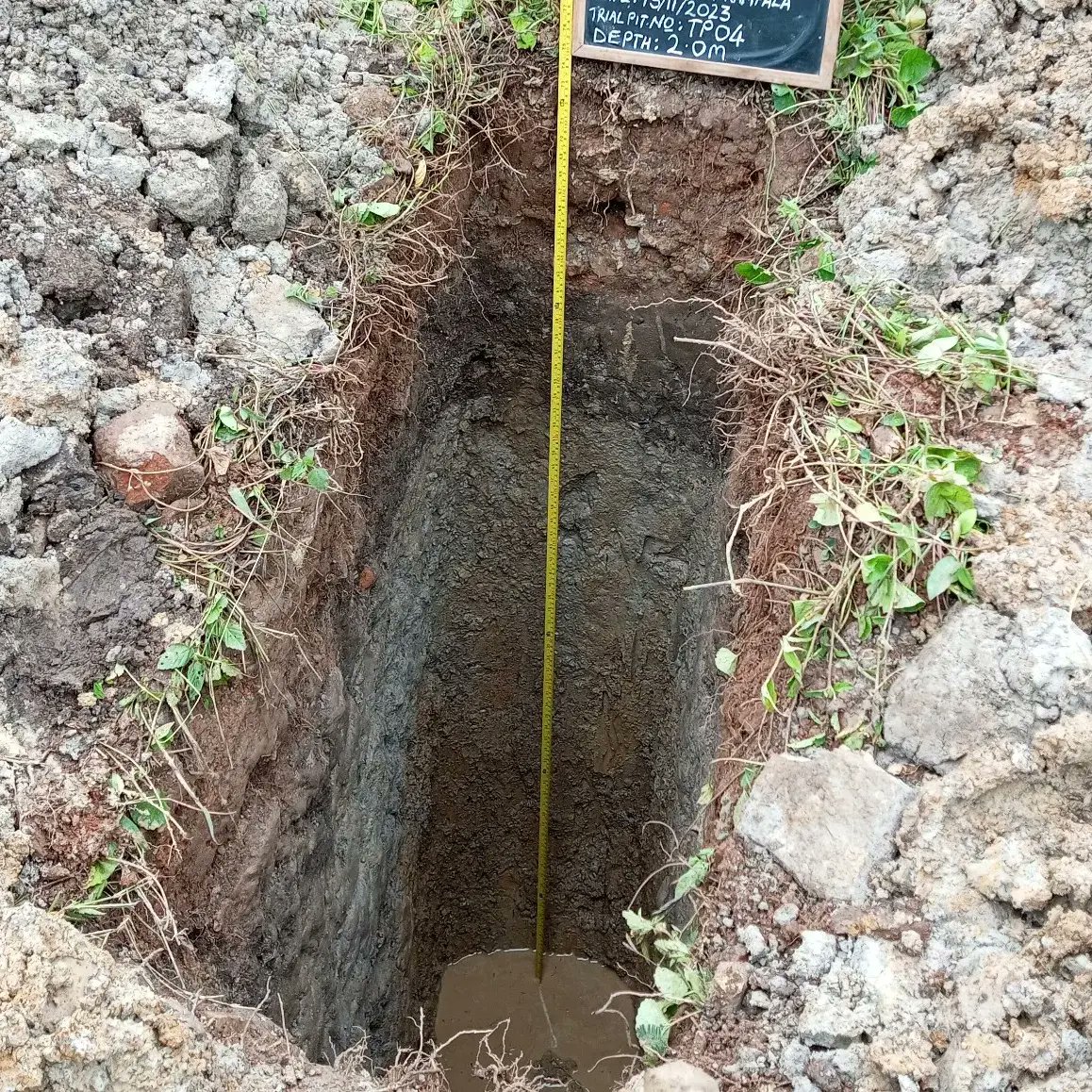We choose the No. of #trial pits depending on the #design of your construction to ensure thorough coverage of the #site and accurate representation of #soil_conditions. Have geotechnical needs? Call us on: +256770836731 @oresoil_uganda #construction #architecture #design #test