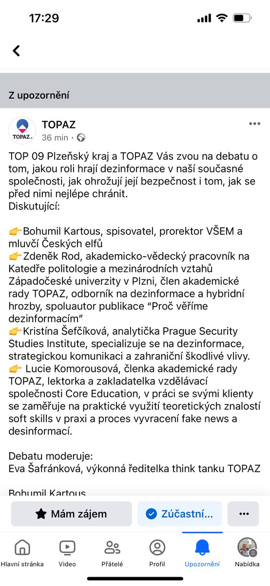 Debata k dezinfo, na níž vystoupím, se koná 21.5. v Plzni. Více info => facebook.com/events/s/dezin…