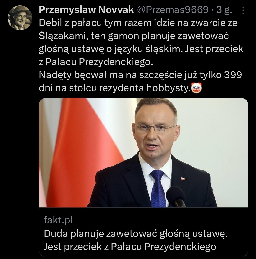 no to teraz czekamy na górników palących opony pod pałacem #PiStoTargowica #DudaToObciach