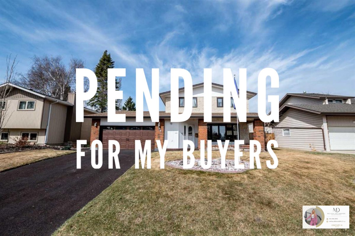 𝗣𝗘𝗡𝗗𝗜𝗡𝗚…𝗳𝗼𝗿 𝗺𝘆 𝗕𝘂𝘆𝗲𝗿𝘀! 👏

We hunted high & low and I’m beyond THRILLED that my Buyer clients found “the one”. Can’t wait to see your design ideas come to life. 🏡

#pending #realestate #buyersagent #reddeer #sellingcentralalberta #meldelsells