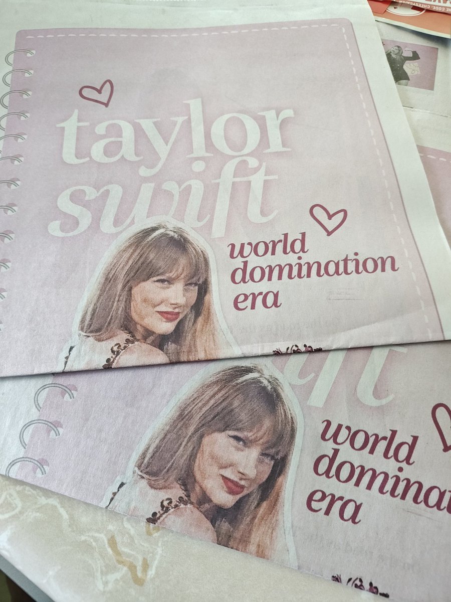 Press-Gazette decided I needed two copies of the Gannett Taylor Swift special section today.