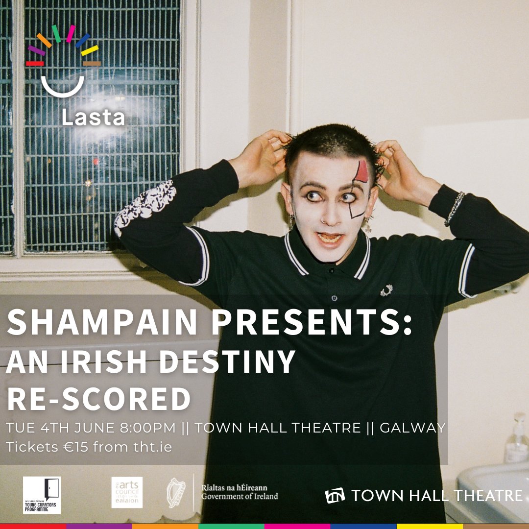 Shampain presents: An Irish Destiny Re-Scored
Tuesday 4th June, Town Hall Theatre, Galway.
🔗ow.ly/GuFZ50RwUBs

 DJ Shampain brings an Irish silent cinema classic ‘Irish Destiny' back to life with a new soundtrack, mixed live on stage.