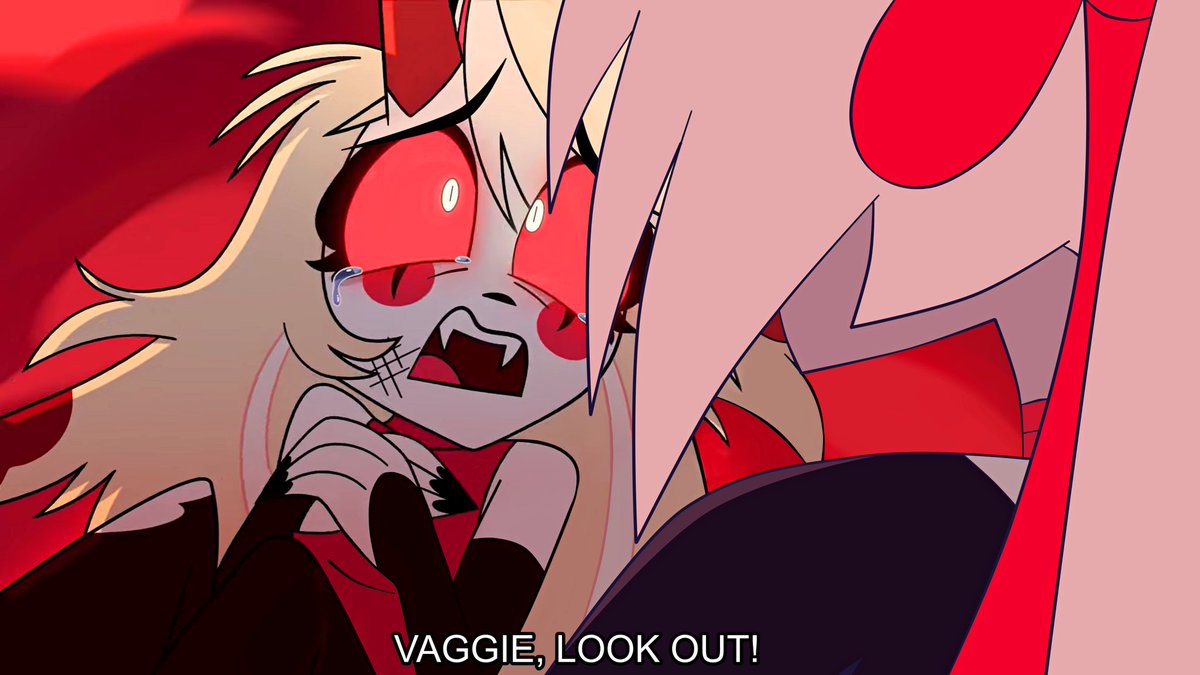 sevi_fuk's tweet image. Episode 8, but Vaggie goes full "out for love" (1/3)
#HazbinHotel #chaggie