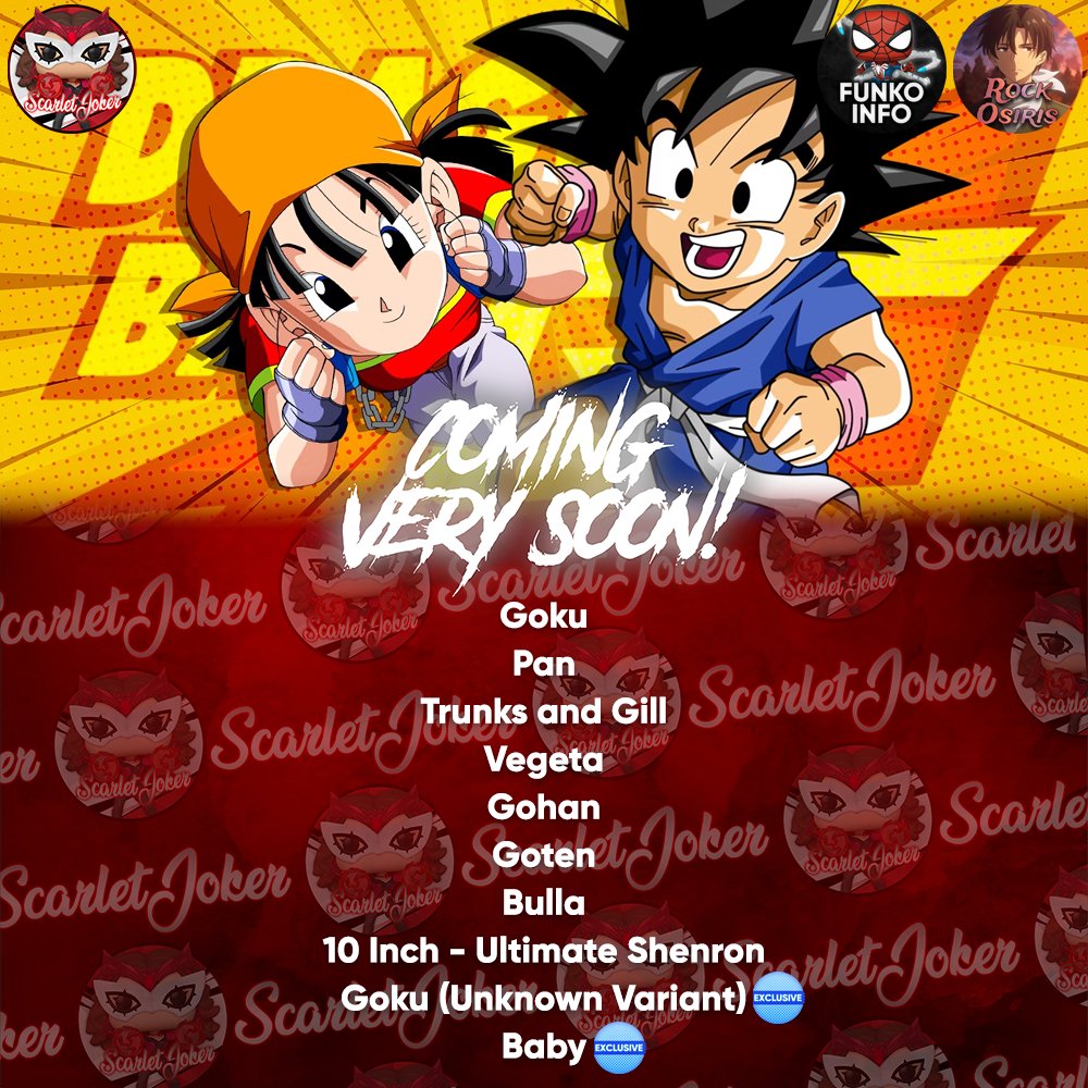 Coming VERY Soon - Dragon Ball GT!
AS ALWAYS, THIS IS EARLY INFORMATION AND THINGS MAY CHANGE! NOTHING IS OFFICIAL UNTIL CONFIRMED!
#Funko #FunkoPop #DragonBall #DragonBallGT #DBGT
