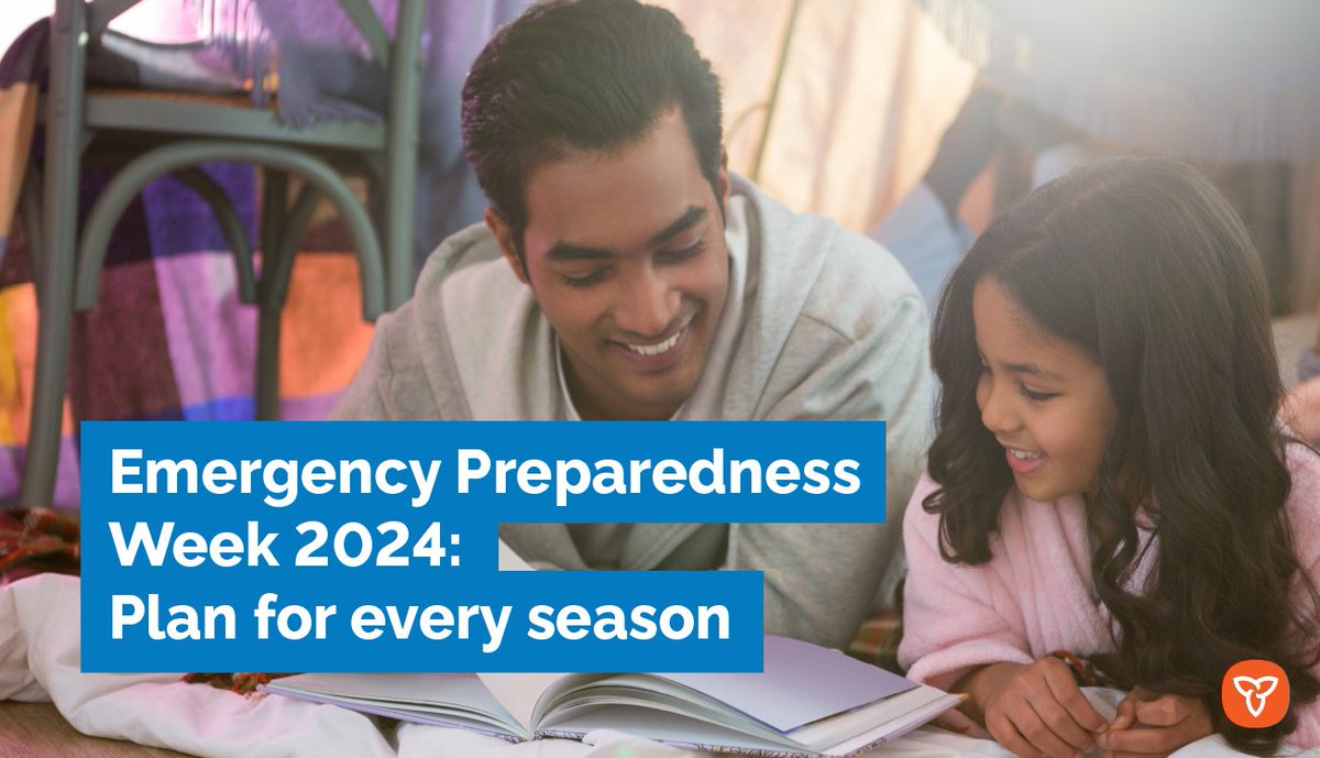 May 5 to 11 is Emergency Preparedness Week! Emergencies can happen any time of the year - be prepared &amp; plan for every season. #EPWeek2024