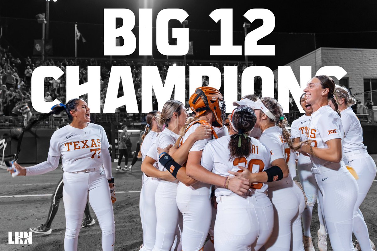 Going out on top @TexasSoftball 🏆