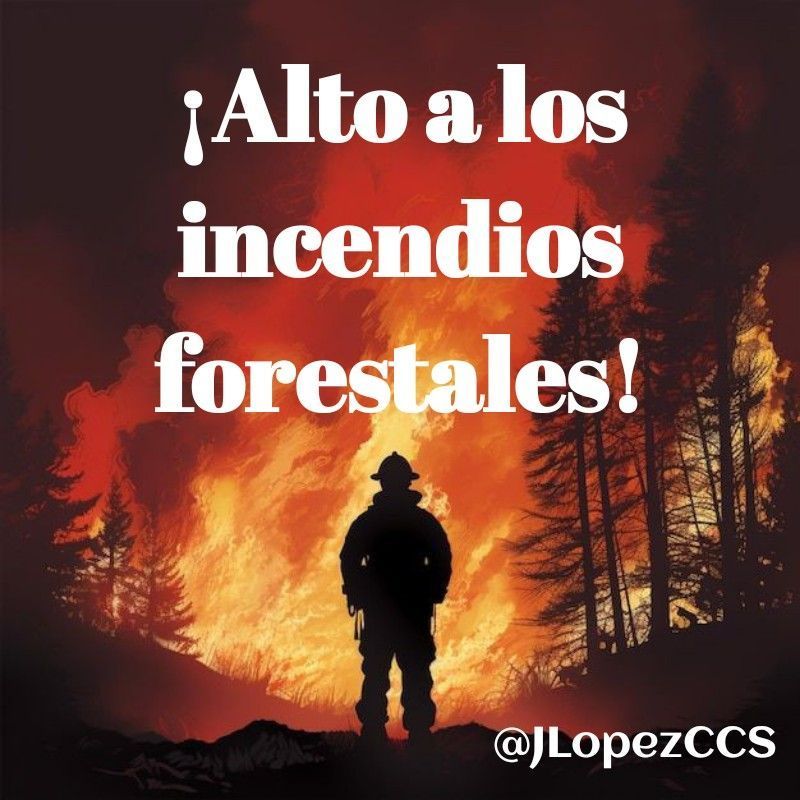 #AltoALosIncendiosForestales #NoMásIncendiosForestales #YV5SEL #JLopezCCS #Radioafición #Radioaficionados