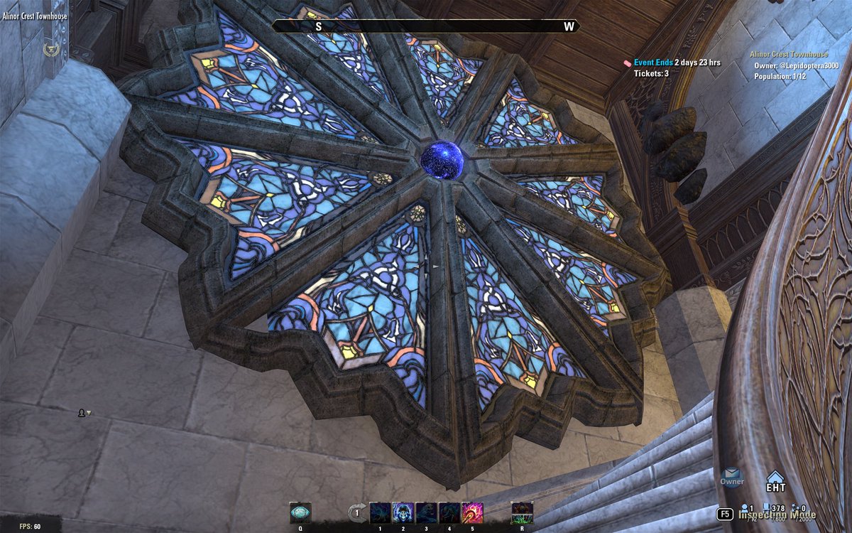 pinwheel lit window by Lepitoptera3000 #elderscrollsonline #esohousing