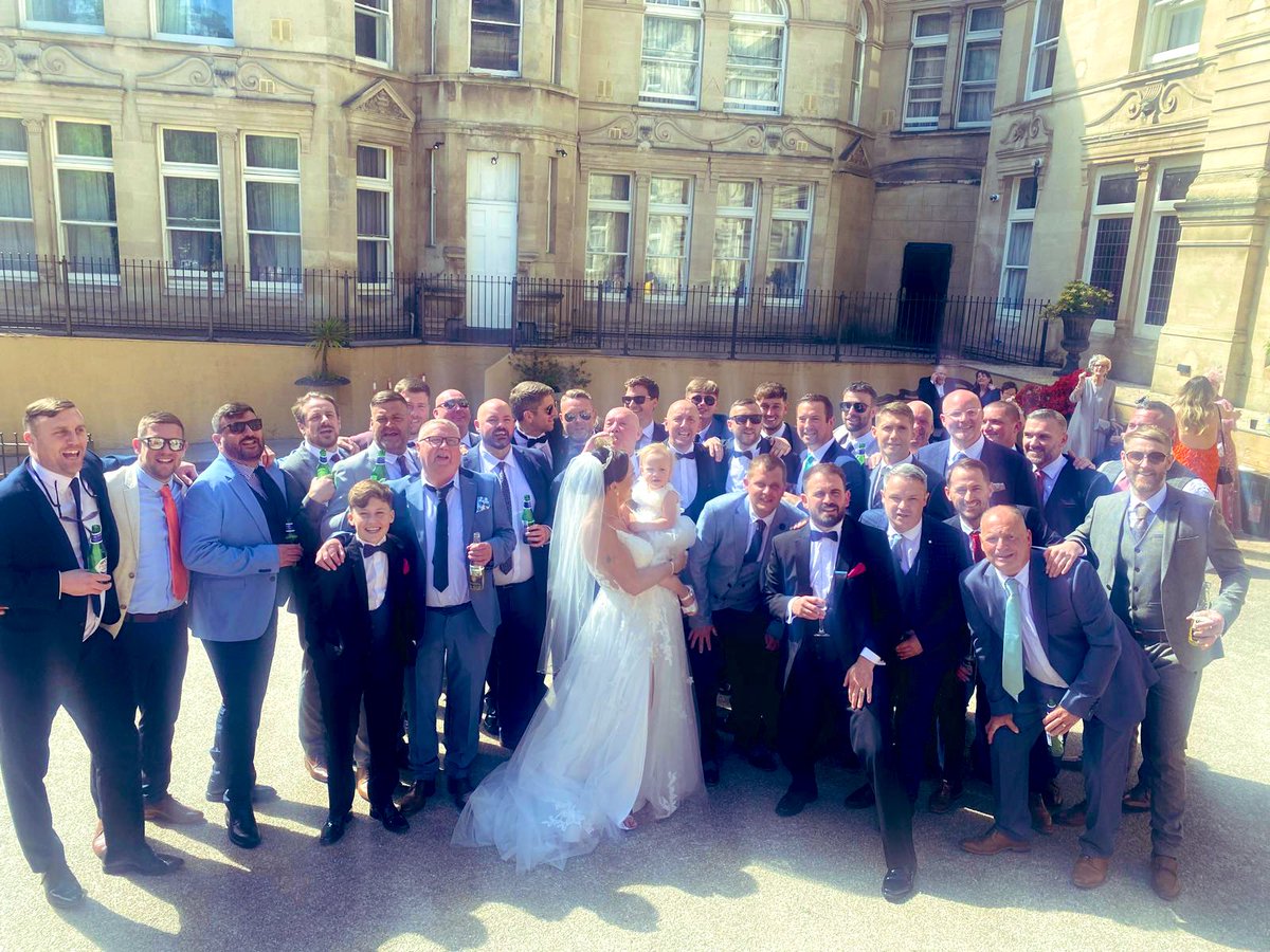A special day and proud to be best man to a top person 💙