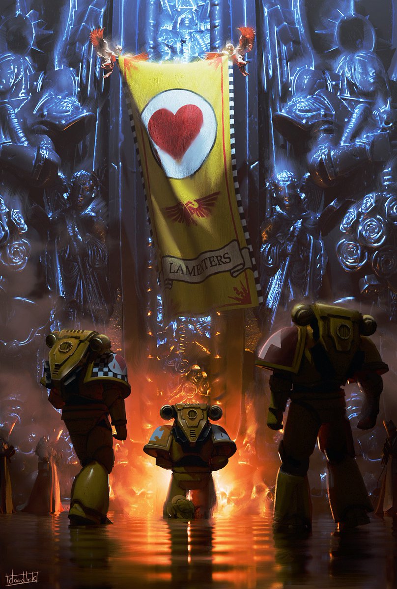 'The Banner of Tears'
Art by David Ok

#WarhammerCommunity #wh40k #warhammer40k #warhammer40000 #WarhammerArt #bloodangels #lamenters #W40K #warhammer