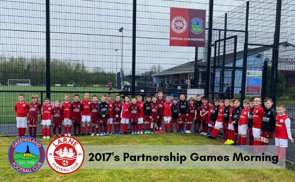 𝗚𝗿𝗲𝗲𝗻𝗶𝘀𝗹𝗮𝗻𝗱 𝘅 𝗟𝗮𝗿𝗻𝗲 ~ 𝟮𝟬𝟭𝟳'𝘀

Great morning of football yesterday, as our 2017's welcomed Club Partners, @larnefc to Glenkeen for a Games Morning #TheJourneyContinues