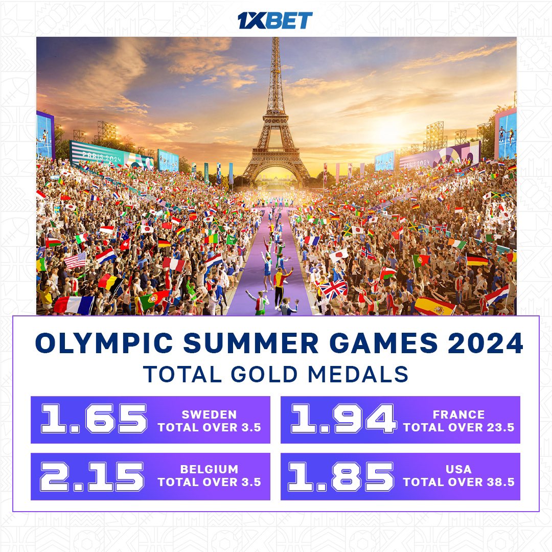Summer Olympic Games 2024 are on the way! 🤩 Take a look at our special bets on golden medals 🥇 Place a bet ➡️ cropped.link/og2024
