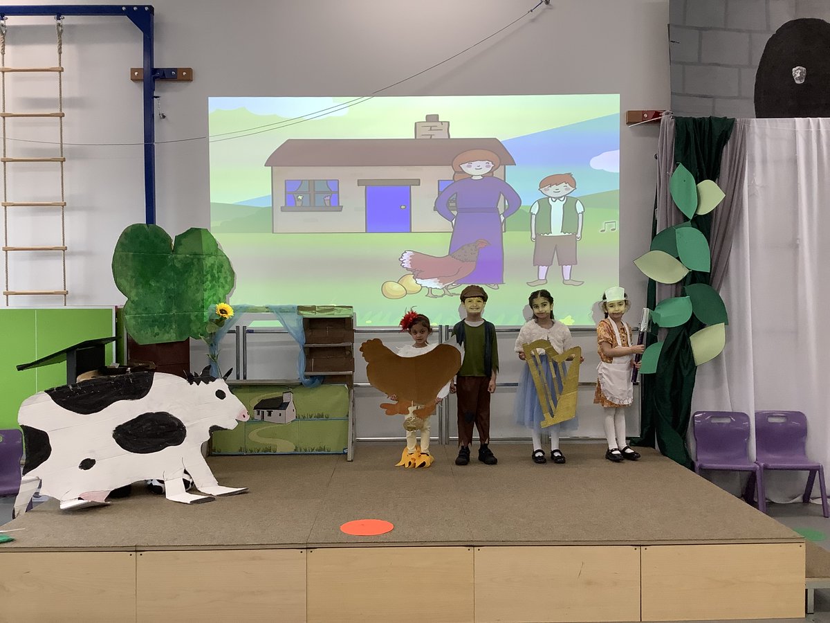 Fabulous assemblies delivered by our Reception classes this week. So proud of our children for memorising their lines and confidently performing in front of their parents. #Teamwork #Ambition #JackAndTheBeanstalk #Drama #Confidence #Leadership #WeAreSTAR