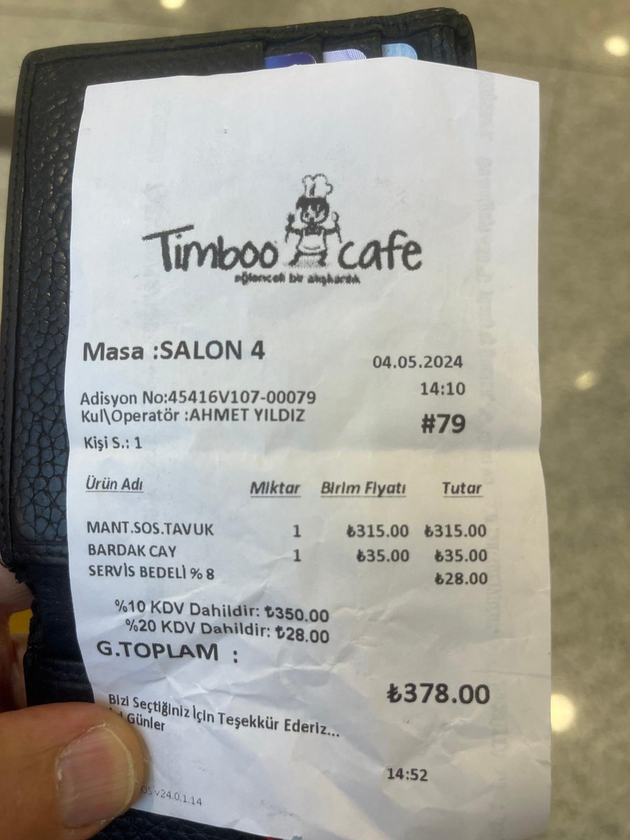 Bir çok yerde şubesi olan Timboo Cafe de yıllardır servis ücreti alıyormuş. Artık alamayacaksınız çünkü usulsüz olduğunu herkes öğrendi @TimbooCafe