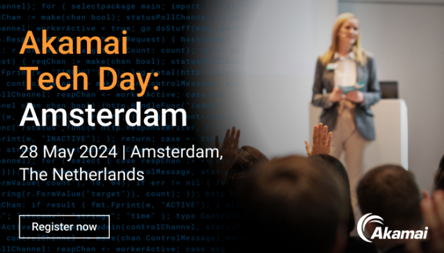 Join us to learn about the @Akamai platform, how to store and visualize your data, why you need #API security and much more. Register today. #AkamaiTechDay #AkamaiSecurity bit.ly/3WnYJXr