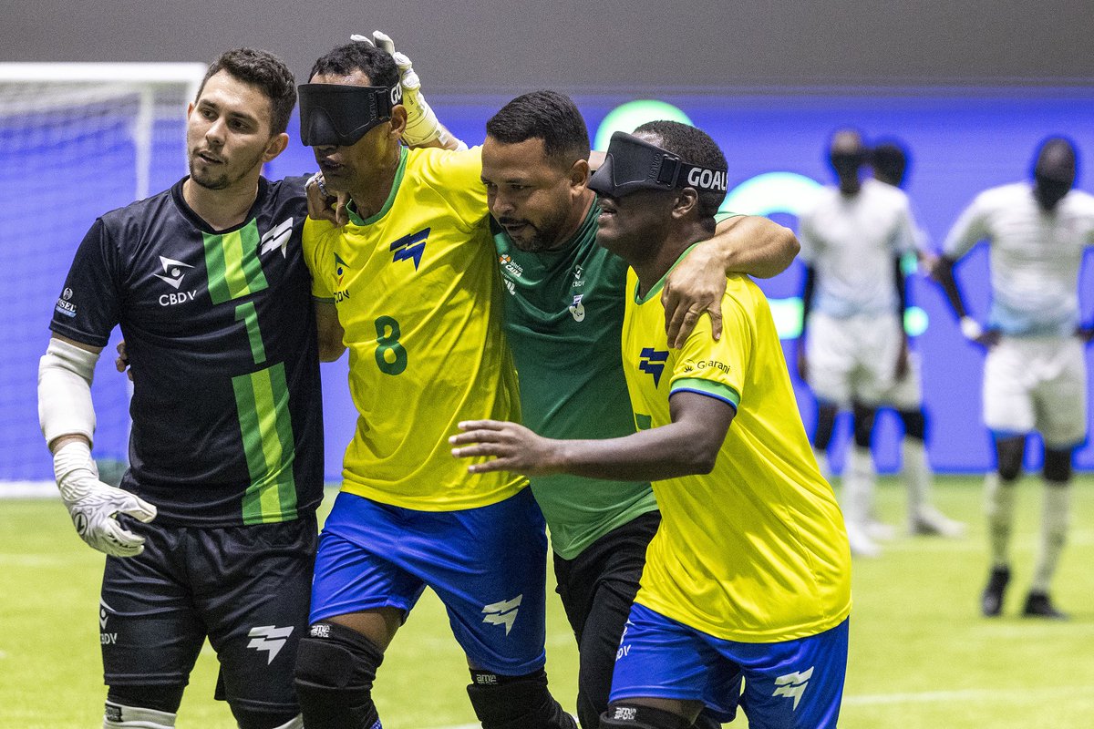 OUTRO SHOW NA @tvglobo! 😌 Brasil encanta e goleia a França no Desafio Internacional de Futebol de Cegos. Saiba mais: bit.ly/4bnSUh0