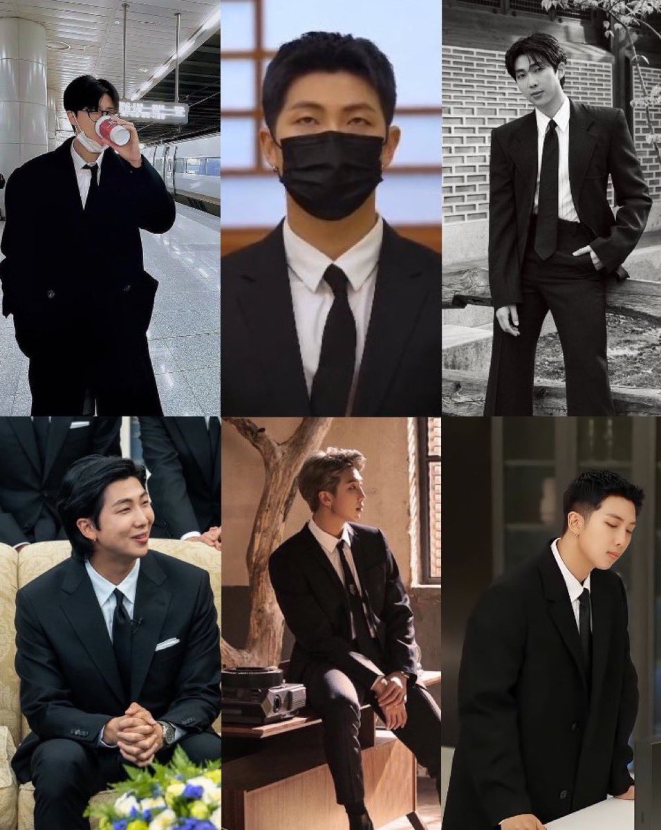 Drop a Namjoon pic in black 🖤

#RightPlaceWrongPerson 
#RM 
#Comebacktome