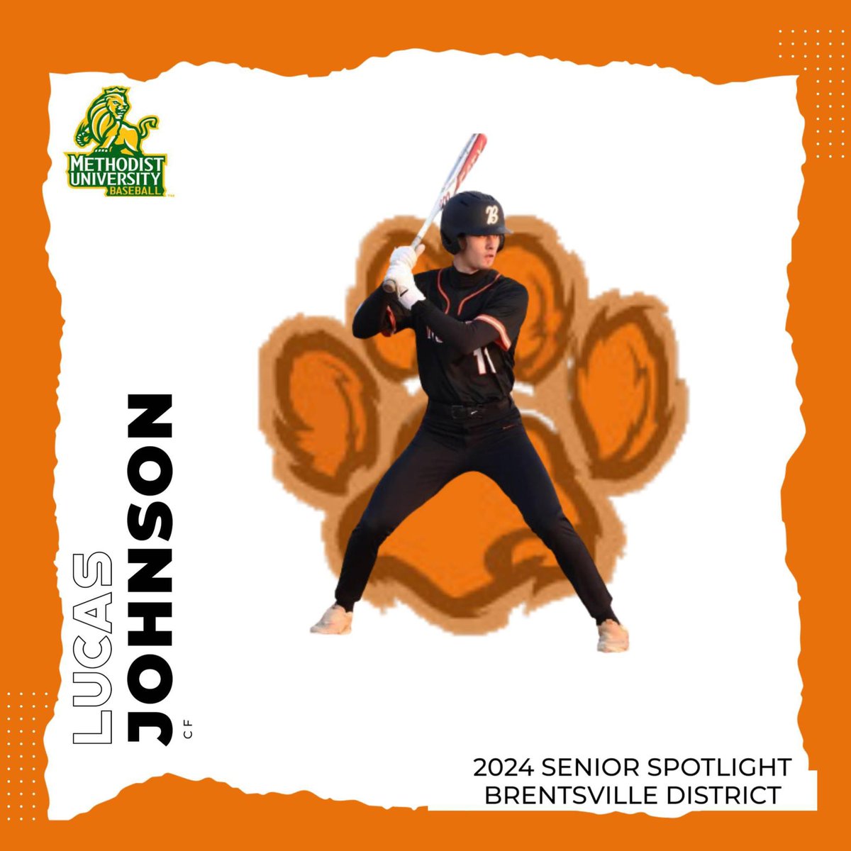 Brentsville District Baseball (@bdtigerbaseball) on Twitter photo SENIOR SPOTLIGHT!
Lucas Johnson / #11 / CF (<a href="/LucasJohnson_11/">Lucas Johnson</a>)
(Check out Lucas's pre-game interview below!)
Favorite MLB player - Ryan Zimmerman
🥇Memorable Game -I was 9 and we won the state championship
⚾️ Plans after graduation - Attend Methodist University to play baseball SENIOR SPOTLIGHT!
Lucas Johnson / #11 / CF (<a href="/LucasJohnson_11/">Lucas Johnson</a>)
(Check out Lucas's pre-game interview below!)
Favorite MLB player - Ryan Zimmerman
🥇Memorable Game -I was 9 and we won the state championship
⚾️ Plans after graduation - Attend Methodist University to play baseball