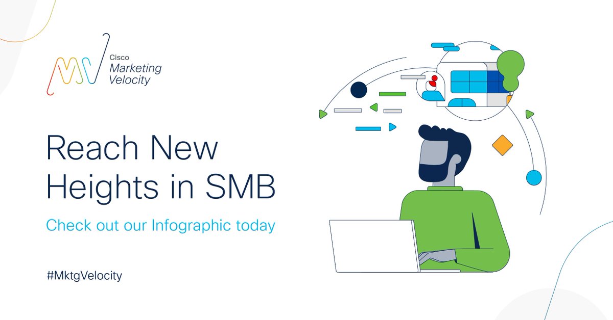 🚀Partners, propel your growth with the booming #ManagedServices market! By 2027, it's soaring to US$161B, with #SMBs leading the charge! 
 
Gain insights and check out our 'Reach New Heights in SMB' infographic today👇 
cs.co/6017jZjrh 
 
#MktgVelocity