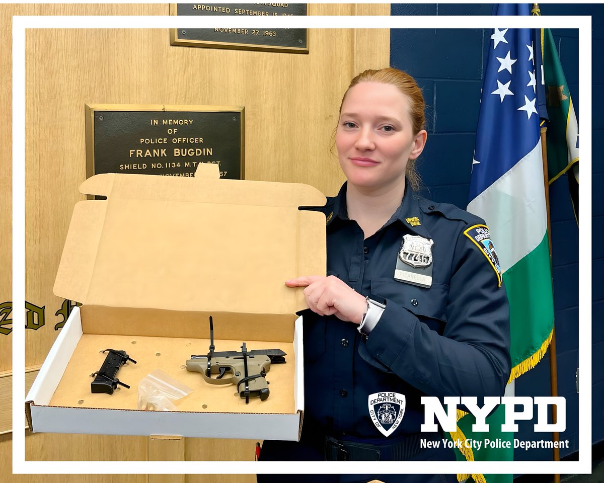 Last night our Public Safety Team was hard at work taking an illegal firearm off the streets of Hell’s Kitchen. Officer Picarella effected the arrest of an individual for the illegal possession of this firearm.