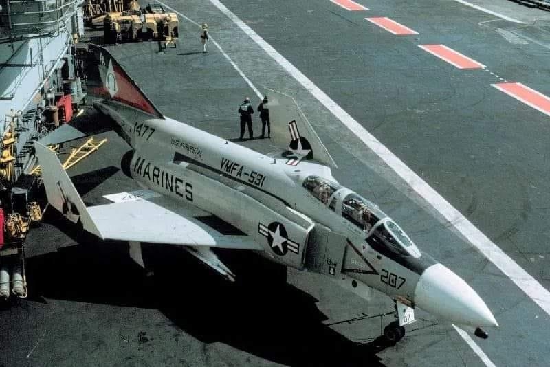 1) F-4B Phantom, “British Royal Navy” Several US F4 operated Aircraft Carrier 'Ark Royal' during Feb/Mar 1973, during which time aircraft pictured developed a fault before ship docked in Malta. Because US was unwelcome there at the time, the F-4B was relocated discretely…