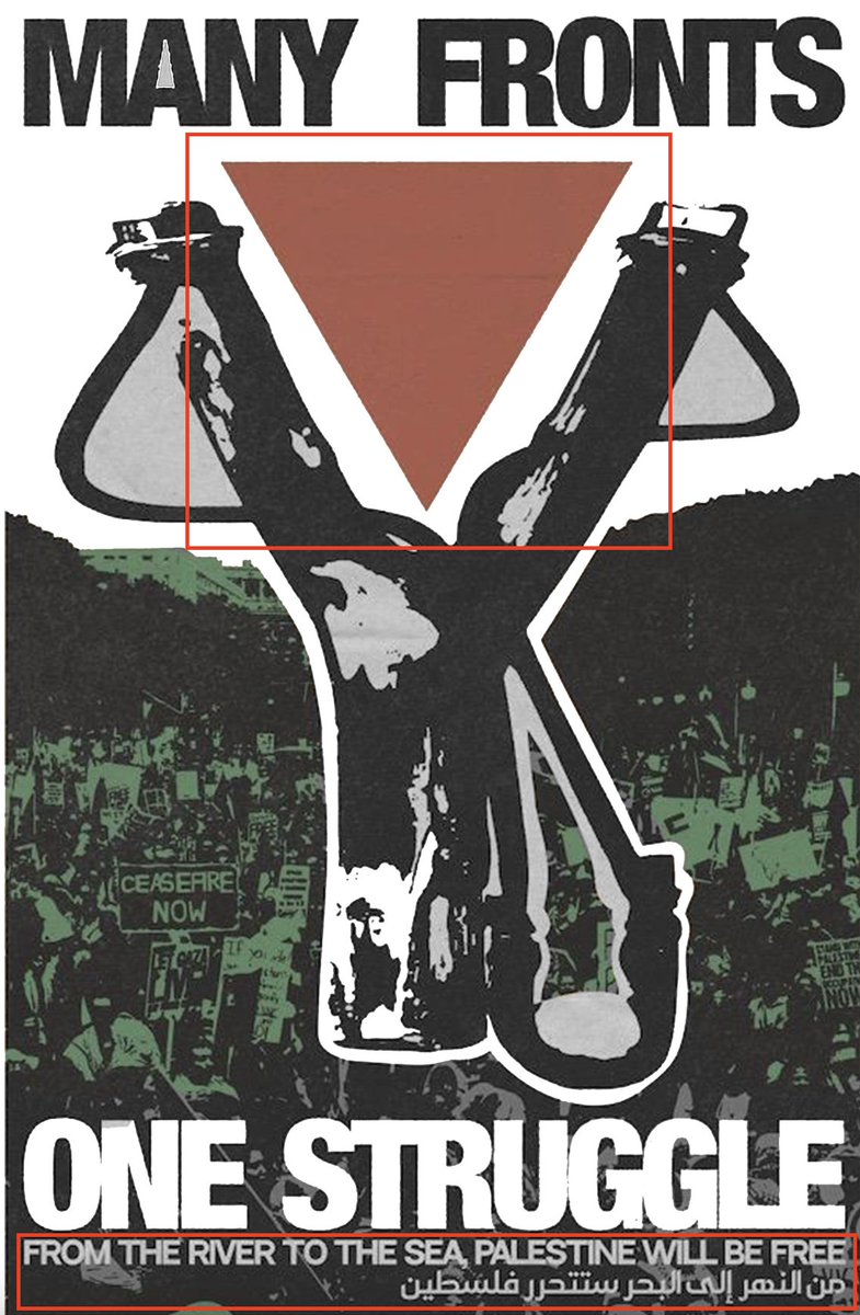IsraelWarRoom's tweet photo. #BREAKING: Israel War Room has obtained exclusive access to a guide internally published for the pro-Hamas encampment at @EmoryUniversity. The guide contains Hamas symbology (red triangle) and slogans, detailed campus maps, and orders to evade law enforcement.