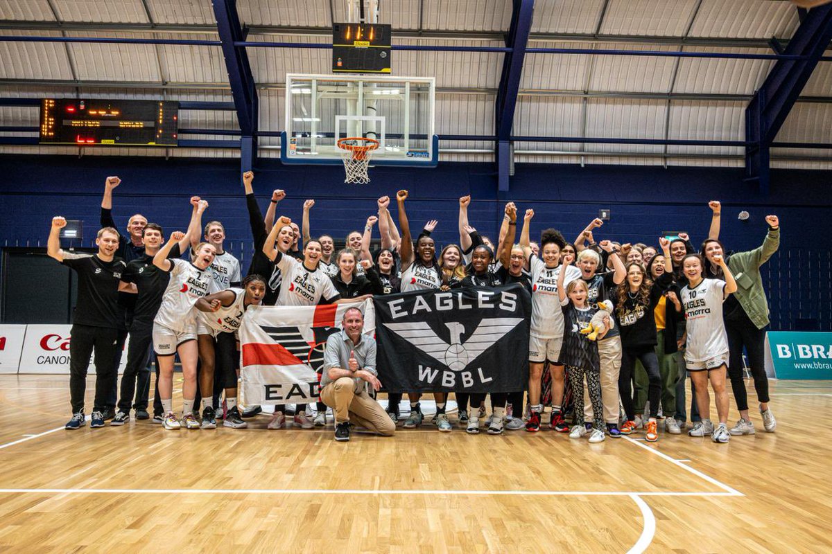 𝗪𝗘 𝗔𝗥𝗘 𝗘𝗔𝗚𝗟𝗘𝗦 🦅 👏 Once again an unbelievable travelling support, thank you to our amazing fans! #WeAreEagles #BritishBasketballLeague