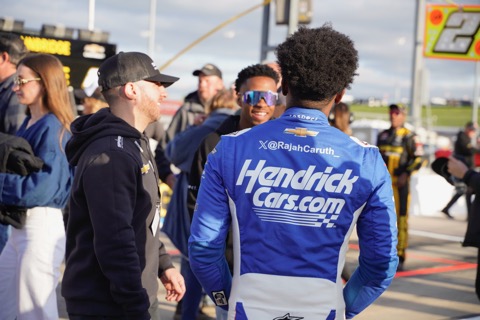 Just a few <a href="/SpireMotorsport/">Spire Motorsports</a> guys being dudes at a truck race in Kansas