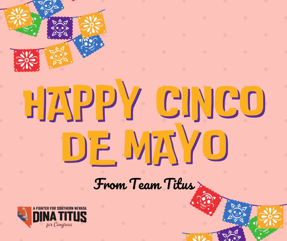 ¡Feliz Cinco de Mayo! Today we celebrate the rich history, heritage, and culture of the Mexican-American community #OnlyInDistrictOne and across the U.S..