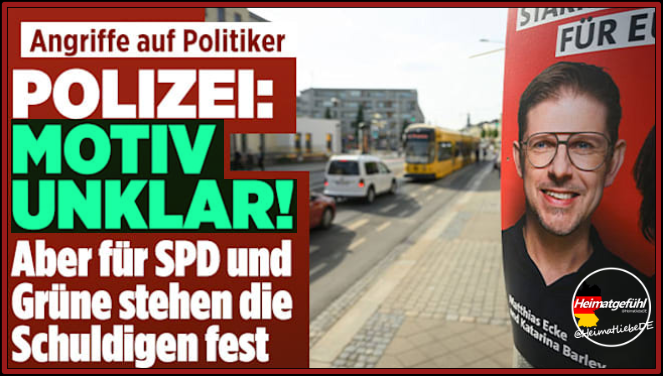 Für SPD und Grüne war die AfD schuld.

Ich hoffe, diese asoziale Aktion hat erneut Menschen wachgerüttelt.

#b0505