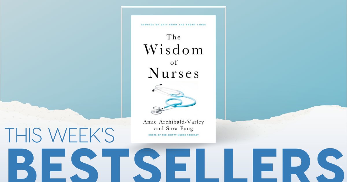 From the hosts of the hit podcast @GrittyNurse, @AmieVarley and @SaraMFung, comes the bestselling book, #TheWisdomOfNurses! Grab your copy today to discover real-life stories of grit from the front lines 👩‍⚕️