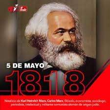 #AnapCuba ,recordamos hoy el natalicio de Carlos Marx el padre del Socialismo. #CubaViveEnSuHistoria #UnidosXCuba #TenemosMemoria @FelixDuarteOrte @yoel_palmero @AdilenANAP @OsmaniPerez18 @DrRobertoMOjeda @DiazCanelB @OsmaniPerez18 @DianelyLa @LidiaRguez77701