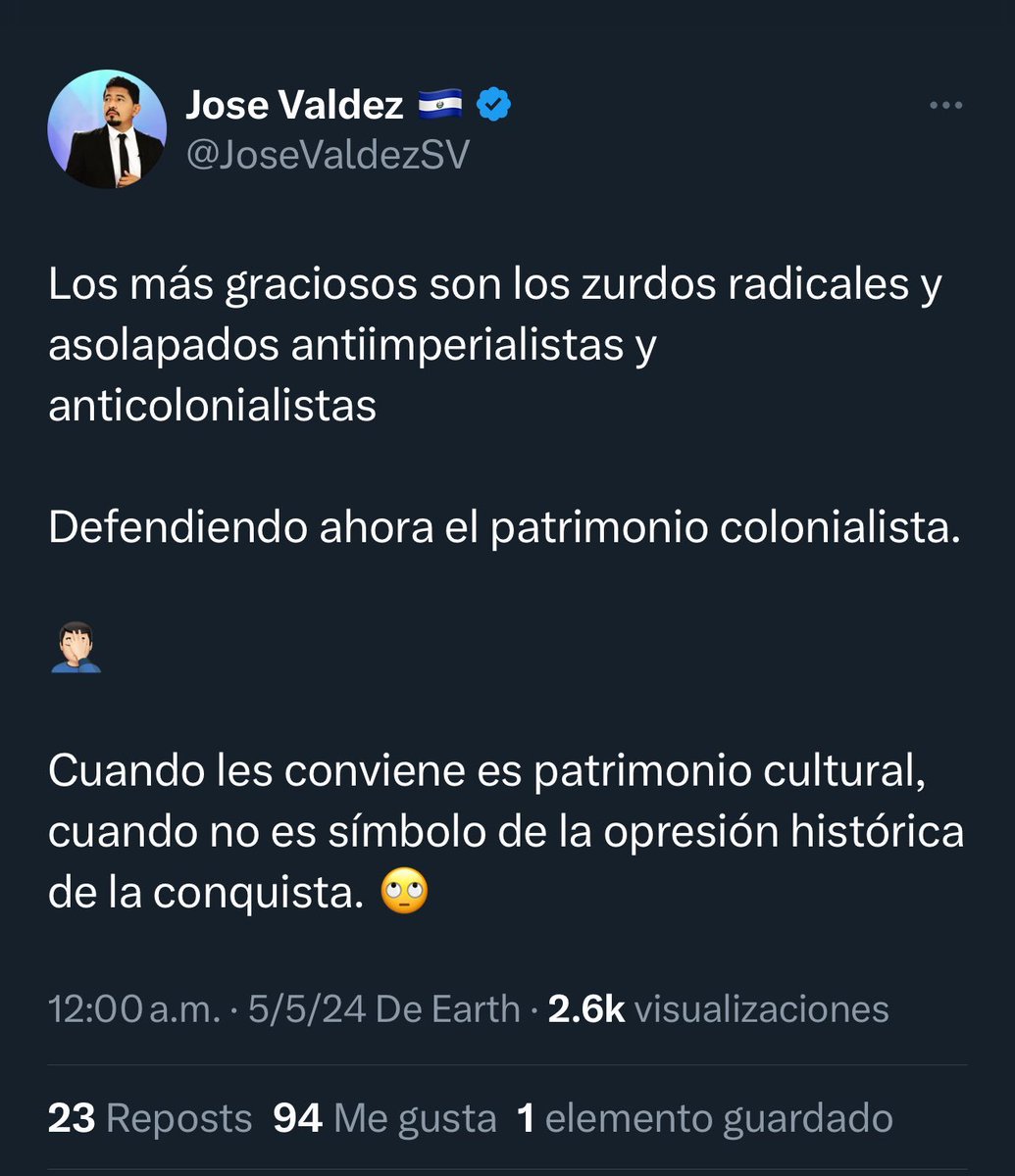 Los del gobierno creen que el Palacio es del periodo colonial 🤦‍♂️ 

Con razón destruyen el patrimonio, si son uno ignorantes que no tienen idea de donde están parados.