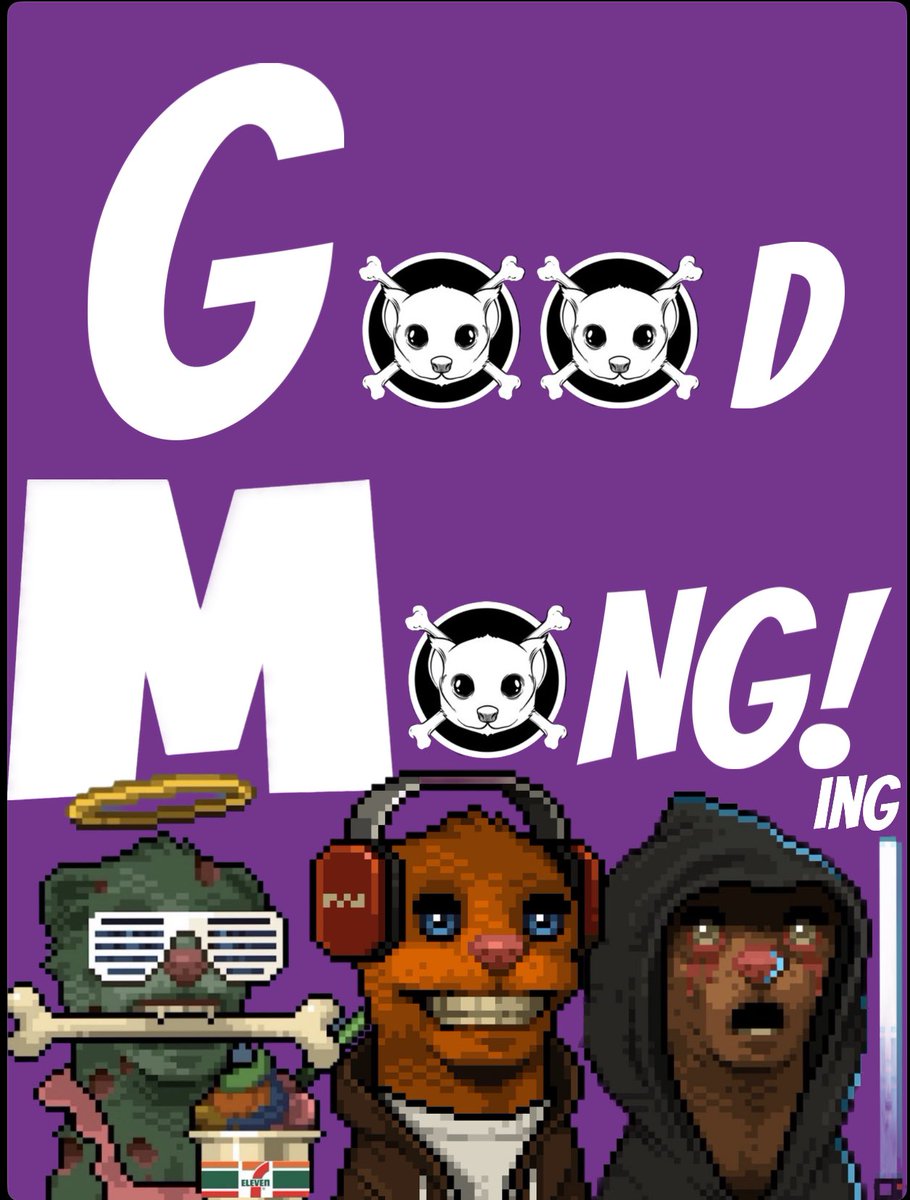 Did U know #GM means —>
Good $MONG ing!? 
If U want YOURS featured, drop a #GM along with your favourite below 
#MONGARMY 💜
#MONGLIFE
@mong_coin